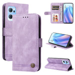 Custodia per telefono in pelle con bottone in metallo con albero della vita Skin Feel, For Infinix Hot 11, For Infinix Smart 6, For Infinix Note 11 Pro / 11S / X697, For OPPO Reno7 5G / Find X5 Lite Global