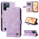 Custodia per telefono in pelle con bottone in metallo con albero della vita Skin Feel, For OPPO Realme C31, For OPPO Realme C35, For OPPO Reno7 SE 5G, For OPPO A96 5G / Reno7 Z 5G / OnePlus Nord N20 5G
