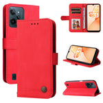 Custodia per telefono in pelle con bottone in metallo con albero della vita Skin Feel, For OPPO Realme C31, For OPPO Realme C35, For OPPO Reno7 SE 5G, For OPPO A96 5G / Reno7 Z 5G / OnePlus Nord N20 5G