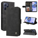 Custodia per telefono in pelle con bottone in metallo con albero della vita Skin Feel, For OPPO Realme C31, For OPPO Realme C35, For OPPO Reno7 SE 5G, For OPPO A96 5G / Reno7 Z 5G / OnePlus Nord N20 5G
