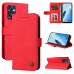 Custodia per telefono in pelle con bottone in metallo con albero della vita Skin Feel, For OPPO Realme C31, For OPPO Realme C35, For OPPO Reno7 SE 5G, For OPPO A96 5G / Reno7 Z 5G / OnePlus Nord N20 5G