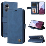 Custodia per telefono in pelle con bottone in metallo con albero della vita Skin Feel, For OPPO Realme C31, For OPPO Realme C35, For OPPO Reno7 SE 5G, For OPPO A96 5G / Reno7 Z 5G / OnePlus Nord N20 5G