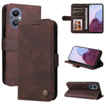 Custodia per telefono in pelle con bottone in metallo con albero della vita Skin Feel, For OPPO Realme C31, For OPPO Realme C35, For OPPO Reno7 SE 5G, For OPPO A96 5G / Reno7 Z 5G / OnePlus Nord N20 5G