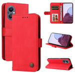 Custodia per telefono in pelle con bottone in metallo con albero della vita Skin Feel, For OPPO Realme C31, For OPPO Realme C35, For OPPO Reno7 SE 5G, For OPPO A96 5G / Reno7 Z 5G / OnePlus Nord N20 5G