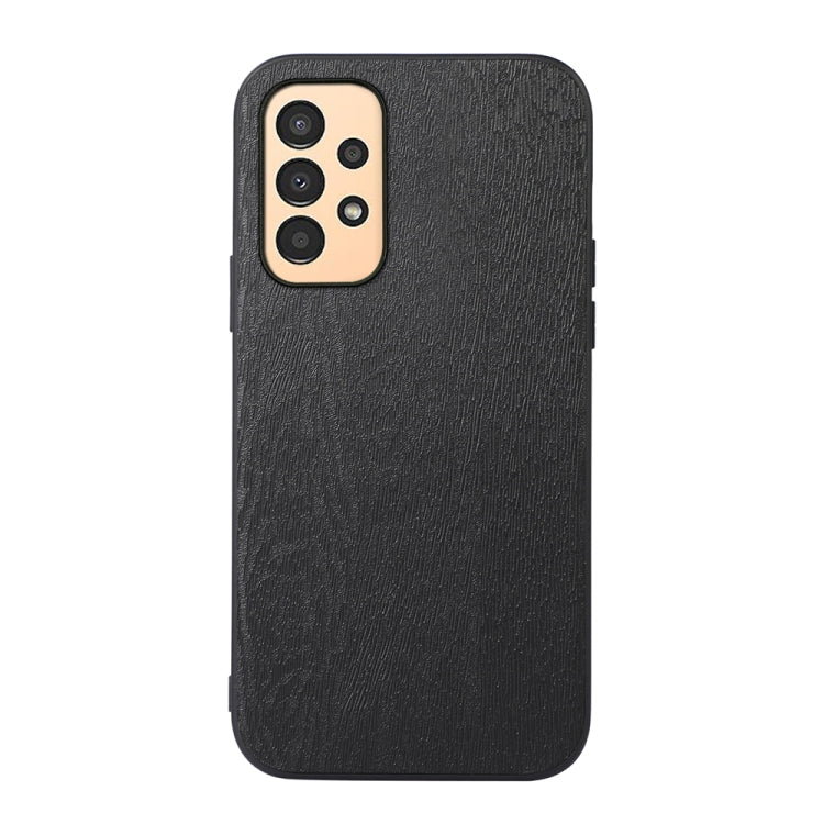 Custodia smartphone in PU con struttura in legno