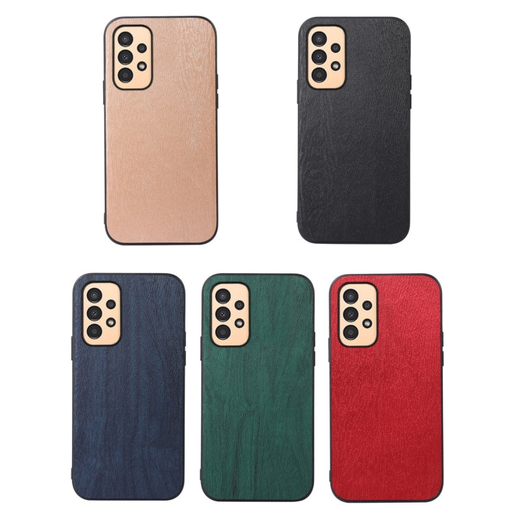 Custodia smartphone in PU con struttura in legno