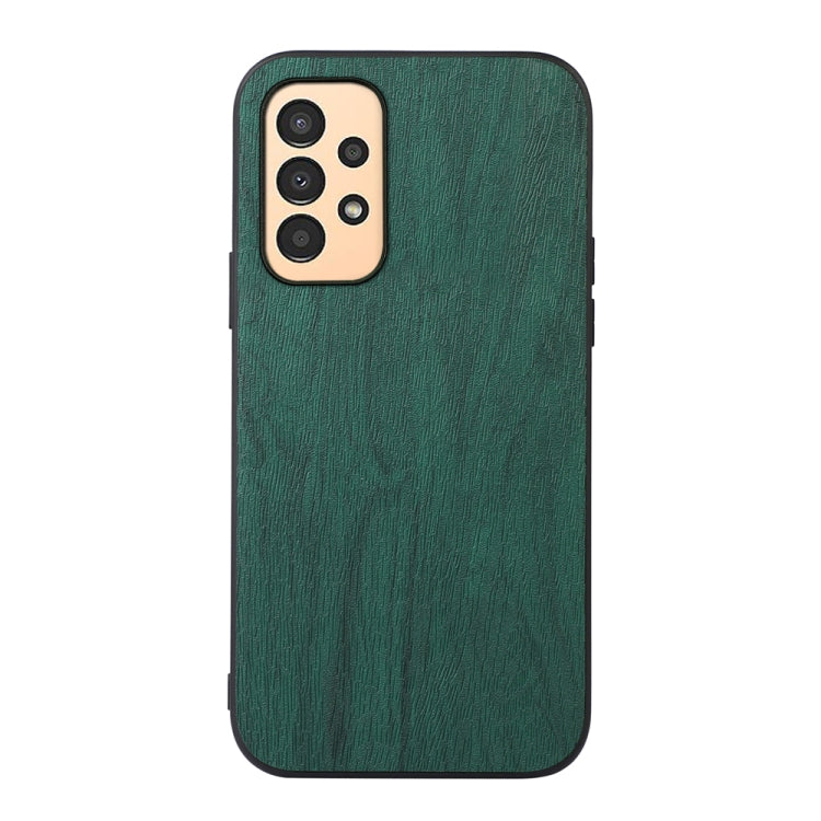 Custodia smartphone in PU con struttura in legno