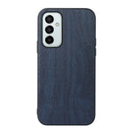 Custodia smartphone in PU con struttura in legno