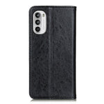 Custodia per cellulare in pelle con vibrazione magnetica Crazy Horse Texture, For Motorola Moto G52 4G / G82 5G / G71S