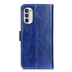 Custodia in pelle Flip Texture retrò Crazy Horse, For Motorola Moto G52 4G / G82 5G / G71S