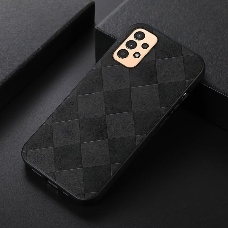 Custodia per telefono in PU scozzese intrecciata, For vivo iQOO Neo6, For Xiaomi 12 Lite, For Samsung Galaxy A13 4G, For Samsung Galaxy M23 / F23 5G