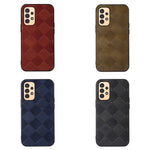Custodia per telefono in PU scozzese intrecciata, For vivo iQOO Neo6, For Xiaomi 12 Lite, For Samsung Galaxy A13 4G, For Samsung Galaxy M23 / F23 5G