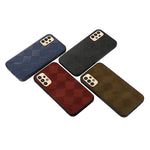 Custodia per telefono in PU scozzese intrecciata, For vivo iQOO Neo6, For Xiaomi 12 Lite, For Samsung Galaxy A13 4G, For Samsung Galaxy M23 / F23 5G