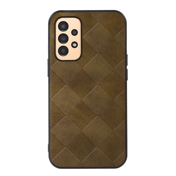 Custodia per telefono in PU scozzese intrecciata, For vivo iQOO Neo6, For Xiaomi 12 Lite, For Samsung Galaxy A13 4G, For Samsung Galaxy M23 / F23 5G