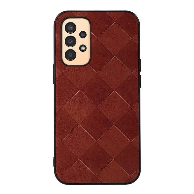 Custodia per telefono in PU scozzese intrecciata, For vivo iQOO Neo6, For Xiaomi 12 Lite, For Samsung Galaxy A13 4G, For Samsung Galaxy M23 / F23 5G