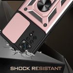 Cover per fotocamera scorrevole Custodia protettiva per telefono in TPU + PC, For Xiaomi Redmi Note 11 Pro Global, For Xiaomi Redmi Note 11S