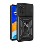 Cover per fotocamera scorrevole Custodia protettiva per telefono in TPU + PC, For Xiaomi Redmi Note 11 Pro Global, For Xiaomi Redmi Note 11S
