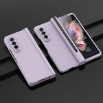 Slot per penna PC spruzzato d'olio + custodia per telefono in pellicola temperata, For Samsung Galaxy Z Fold3 5G