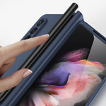 Slot per penna PC spruzzato d'olio + custodia per telefono in pellicola temperata, For Samsung Galaxy Z Fold3 5G