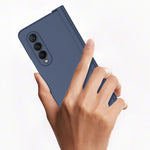 Slot per penna PC spruzzato d'olio + custodia per telefono in pellicola temperata, For Samsung Galaxy Z Fold3 5G
