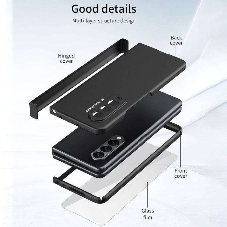 360 Custodia per cellulare con cerniera a corpo intero, For Samsung Galaxy Z Fold3 5G