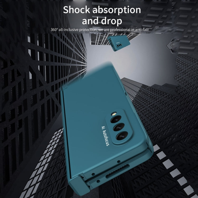 360 Custodia per cellulare con cerniera a corpo intero, For Samsung Galaxy Z Fold3 5G