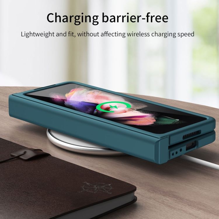 360 Custodia per cellulare con cerniera a corpo intero, For Samsung Galaxy Z Fold3 5G