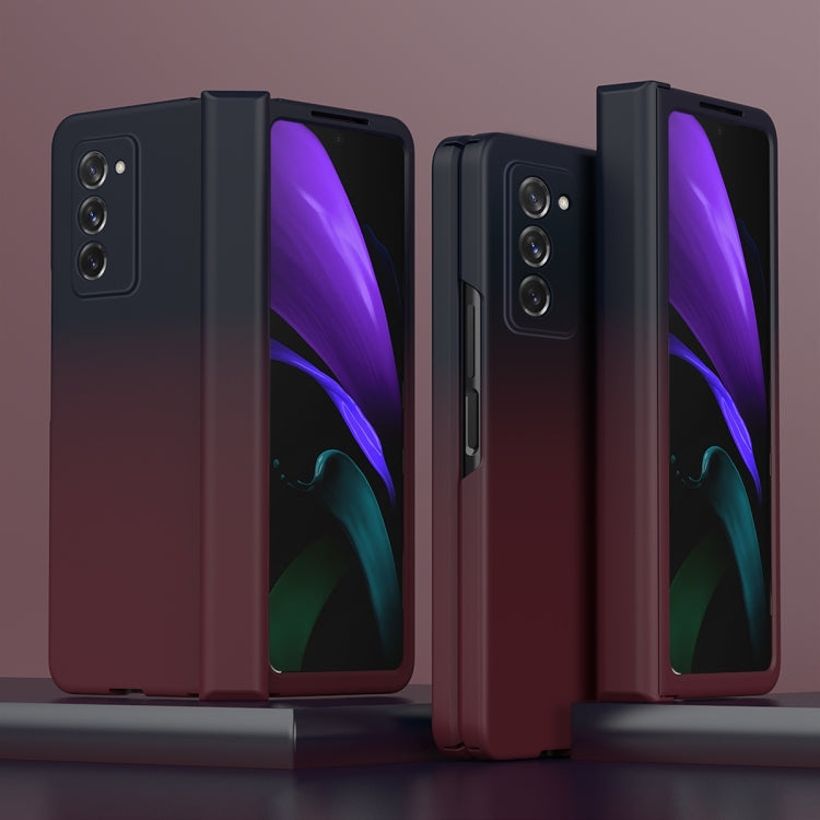 Cassa del telefono gradiente colorato, For Huawei Mate X2, For Samsung Galaxy Z Fold2 5G, For Samsung Galaxy Z Fold3 5G