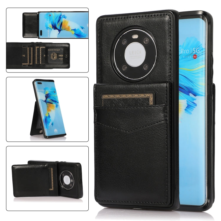 Custodia protettiva in tinta unita per PC + TPU con supporto e slot per schede, For Huawei Mate 40, For Samsung Galaxy S21 5G, For Samsung Galaxy S21 Ultra 5G, For Samsung Galaxy A13 4G