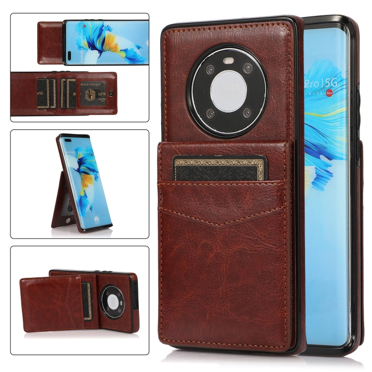 Custodia protettiva in tinta unita per PC + TPU con supporto e slot per schede, For Huawei Mate 40, For Samsung Galaxy S21 5G, For Samsung Galaxy S21 Ultra 5G, For Samsung Galaxy A13 4G