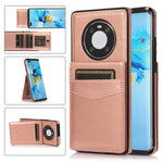 Custodia protettiva in tinta unita per PC + TPU con supporto e slot per schede, For Huawei Mate 40, For Samsung Galaxy S21 5G, For Samsung Galaxy S21 Ultra 5G, For Samsung Galaxy A13 4G
