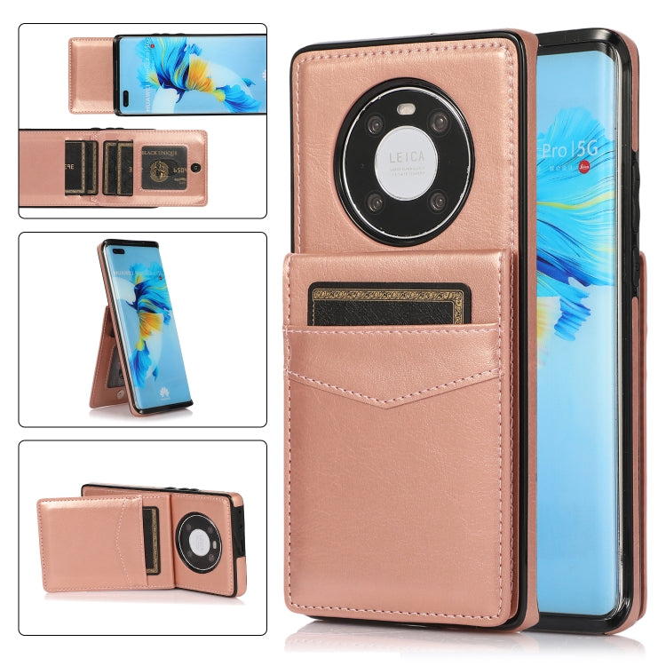 Custodia protettiva in tinta unita per PC + TPU con supporto e slot per schede, For Huawei Mate 40, For Samsung Galaxy S21 5G, For Samsung Galaxy S21 Ultra 5G, For Samsung Galaxy A13 4G