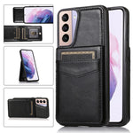 Custodia protettiva in tinta unita per PC + TPU con supporto e slot per schede, For Huawei Mate 40, For Samsung Galaxy S21 5G, For Samsung Galaxy S21 Ultra 5G, For Samsung Galaxy A13 4G