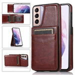 Custodia protettiva in tinta unita per PC + TPU con supporto e slot per schede, For Huawei Mate 40, For Samsung Galaxy S21 5G, For Samsung Galaxy S21 Ultra 5G, For Samsung Galaxy A13 4G