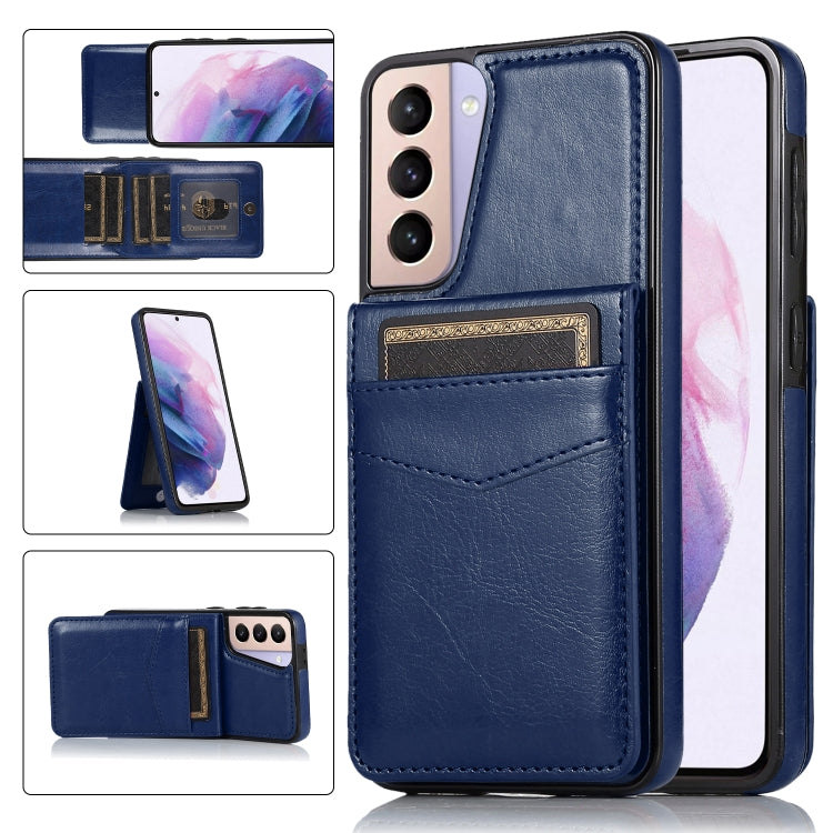 Custodia protettiva in tinta unita per PC + TPU con supporto e slot per schede, For Huawei Mate 40, For Samsung Galaxy S21 5G, For Samsung Galaxy S21 Ultra 5G, For Samsung Galaxy A13 4G