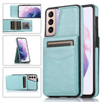Custodia protettiva in tinta unita per PC + TPU con supporto e slot per schede, For Huawei Mate 40, For Samsung Galaxy S21 5G, For Samsung Galaxy S21 Ultra 5G, For Samsung Galaxy A13 4G