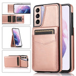 Custodia protettiva in tinta unita per PC + TPU con supporto e slot per schede, For Huawei Mate 40, For Samsung Galaxy S21 5G, For Samsung Galaxy S21 Ultra 5G, For Samsung Galaxy A13 4G