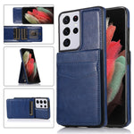 Custodia protettiva in tinta unita per PC + TPU con supporto e slot per schede, For Huawei Mate 40, For Samsung Galaxy S21 5G, For Samsung Galaxy S21 Ultra 5G, For Samsung Galaxy A13 4G
