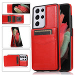 Custodia protettiva in tinta unita per PC + TPU con supporto e slot per schede, For Huawei Mate 40, For Samsung Galaxy S21 5G, For Samsung Galaxy S21 Ultra 5G, For Samsung Galaxy A13 4G