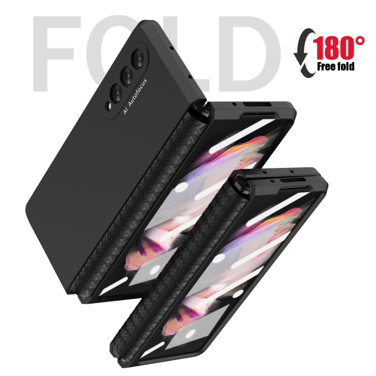 360 Custodia per cellulare con cerniera in TPU per tutto il corpo, For Samsung Galaxy Z Fold3 5G