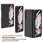 360 Custodia per cellulare con cerniera in TPU per tutto il corpo, For Samsung Galaxy Z Fold3 5G