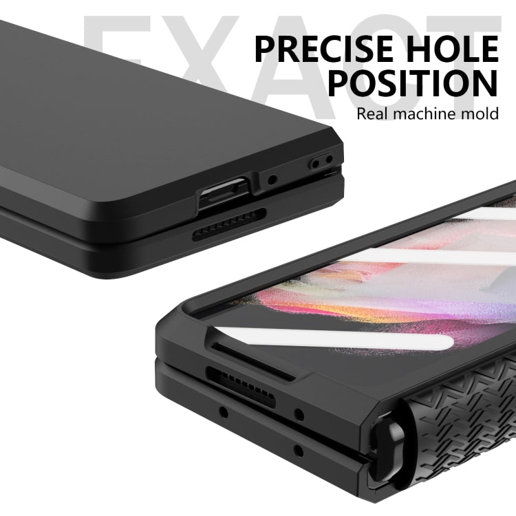 360 Custodia per cellulare con cerniera in TPU per tutto il corpo, For Samsung Galaxy Z Fold3 5G