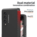 360 Custodia per cellulare con cerniera in TPU per tutto il corpo, For Samsung Galaxy Z Fold3 5G