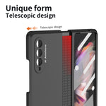 360 Custodia per cellulare con cerniera in TPU per tutto il corpo, For Samsung Galaxy Z Fold3 5G