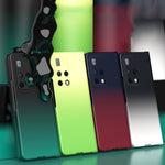 Custodia per telefono integrata con pellicola temperata sfumata colorata, For Huawei Mate X2, For Samsung Galaxy Z Fold2 5G, For Samsung Galaxy Z Fold3 5G