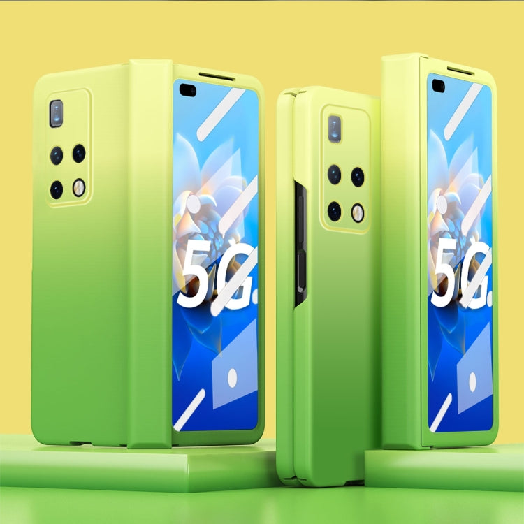 Custodia per telefono integrata con pellicola temperata sfumata colorata, For Huawei Mate X2, For Samsung Galaxy Z Fold2 5G, For Samsung Galaxy Z Fold3 5G
