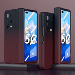 Custodia per telefono integrata con pellicola temperata sfumata colorata, For Huawei Mate X2, For Samsung Galaxy Z Fold2 5G, For Samsung Galaxy Z Fold3 5G