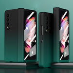 Custodia per telefono integrata con pellicola temperata sfumata colorata, For Huawei Mate X2, For Samsung Galaxy Z Fold2 5G, For Samsung Galaxy Z Fold3 5G