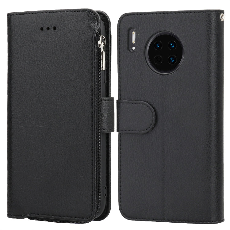 Custodia in pelle flip orizzontale con cerniera in microfibra, For Huawei Mate 30, For Huawei Mate 30 Pro, For Huawei Nova 5i Pro / Mate 30 Lite, For Huawei P30
