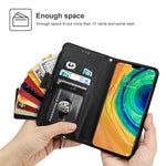 Custodia in pelle flip orizzontale con cerniera in microfibra, For Huawei Mate 30, For Huawei Mate 30 Pro, For Huawei Nova 5i Pro / Mate 30 Lite, For Huawei P30